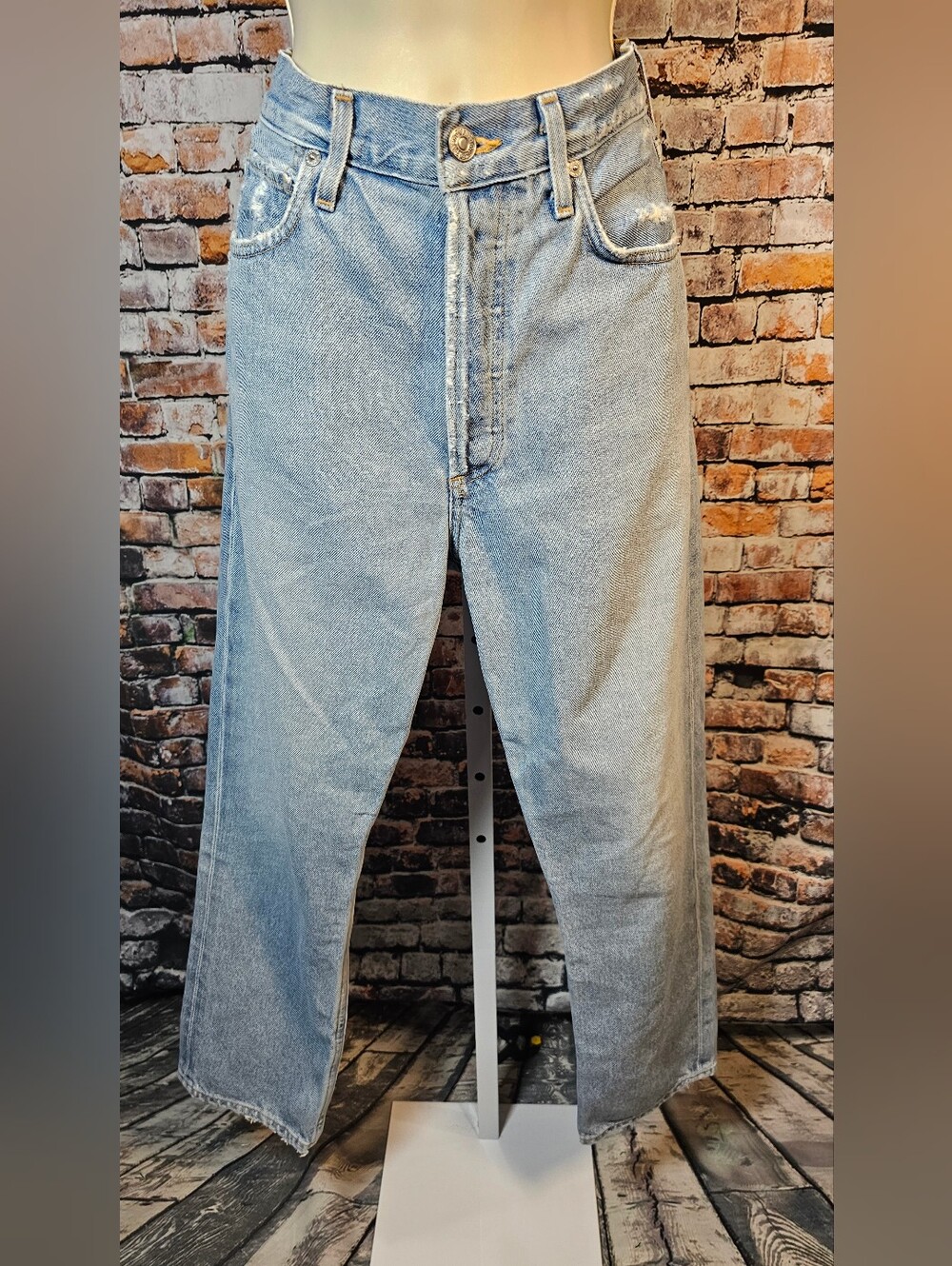 Citizens of Humanity Charlotte Crop High Rise Straight Jeans Size 29